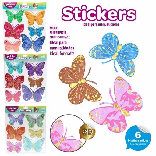 [ANC-25173] STICKERS DECORATIVOS - MARIPOSAS