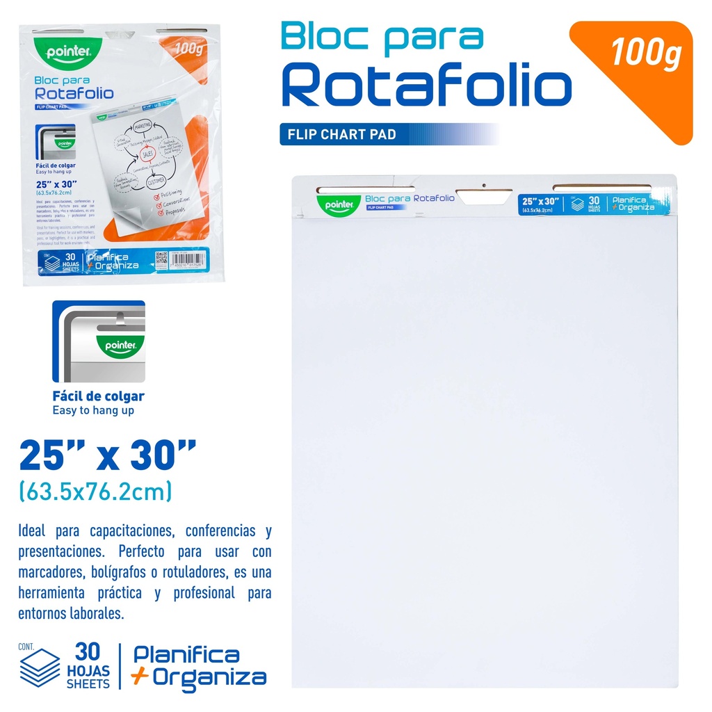 BLOCK ROTAFOLIO 25x30 x30 HOJAS