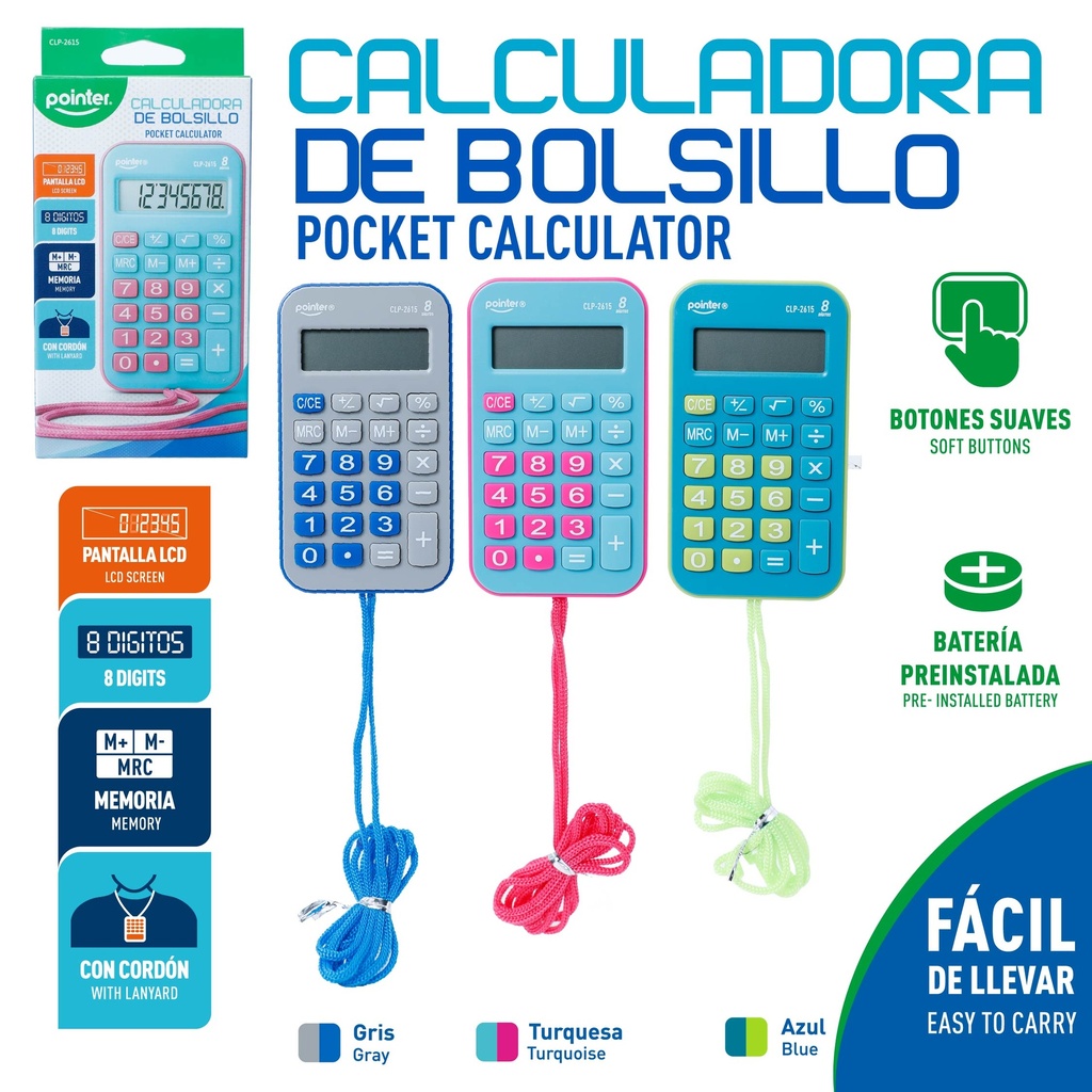 CALCULADORA 8 DIGITOS