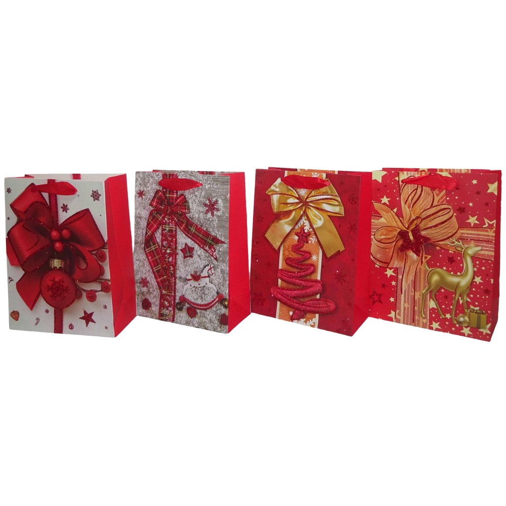 BOLSA DE REGALO PEQUEÑA NAVIDAD 18x24x8.5CM