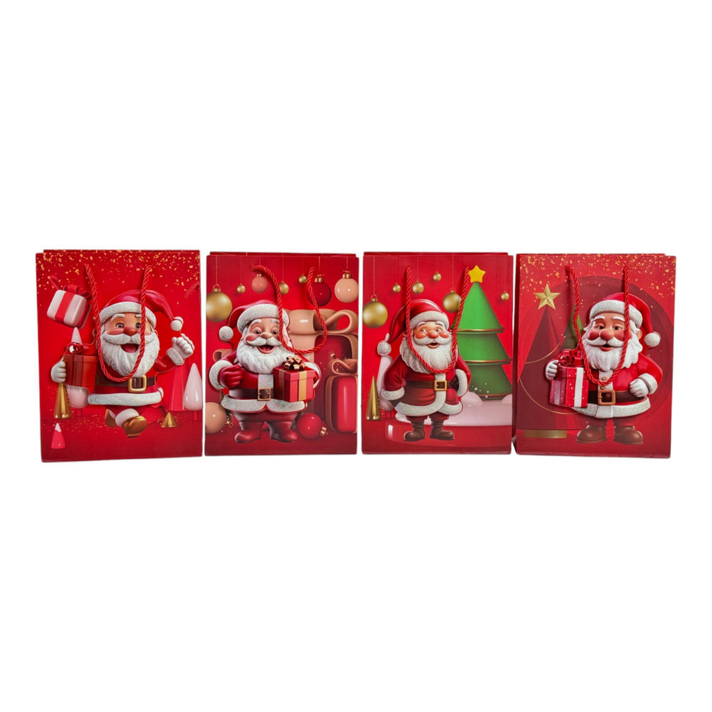 BOLSA DE REGALO PEQUEÑA NAVIDAD 18x24x8.5CM