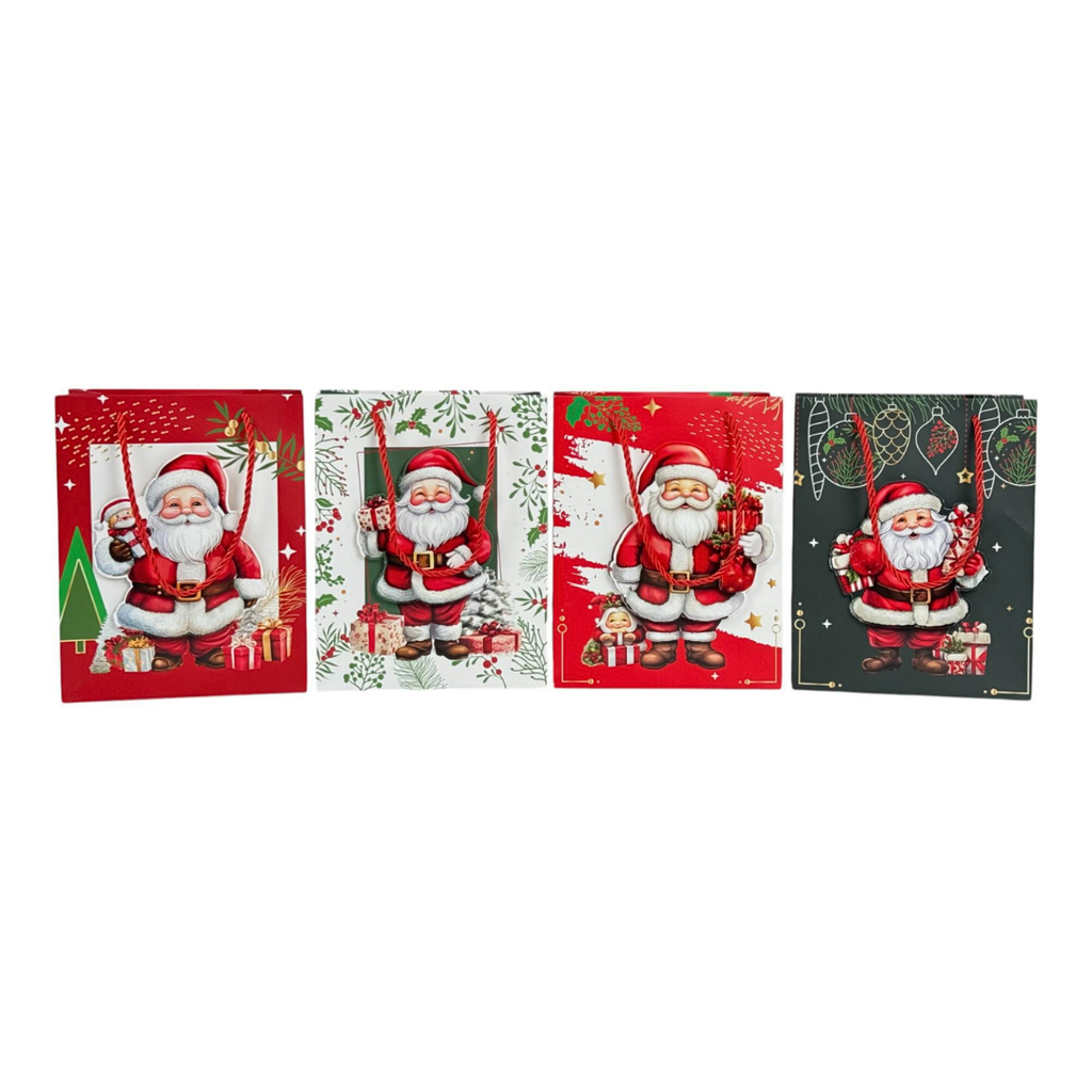 BOLSA DE REGALO PEQUEÑA NAVIDAD 23x18x10CM
