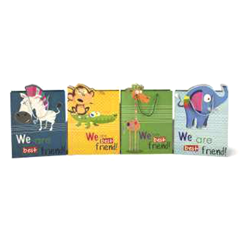 BOLSA DE REGALO MEDIANA ANIMALES DE LA SELVA 