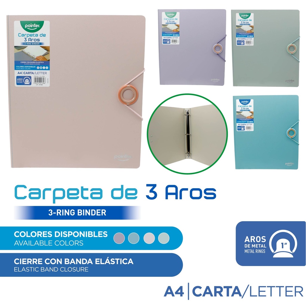 CARPETA PLASTICA PORTADOCUMETOS  