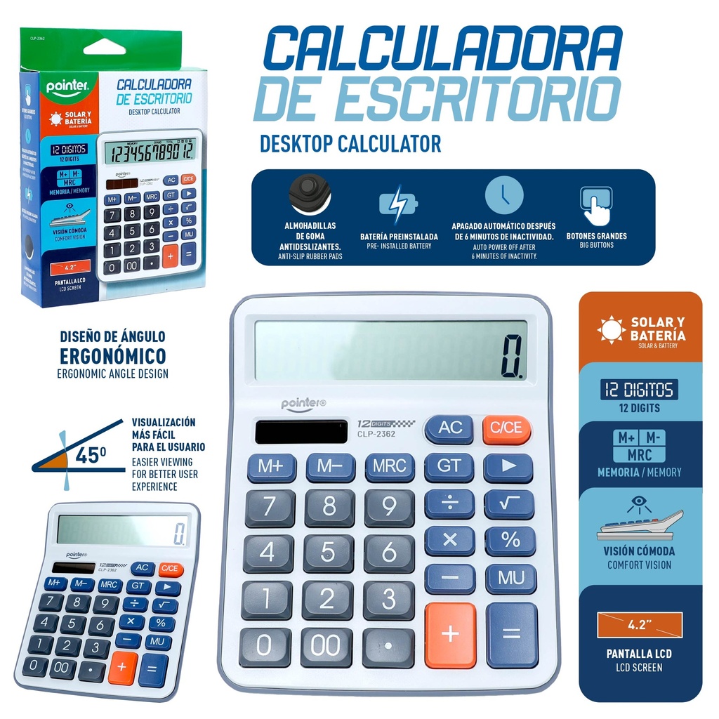 CALCULADORA 12 DIGITOS