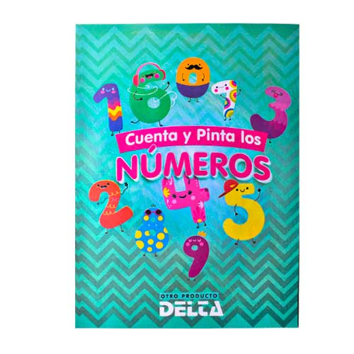 CARTILLA DELTA CANTA Y PINTA LOS NÚMEROS