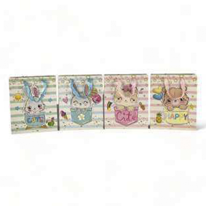 BOLSA DE REGALO INFANTIL ANIMALITOS PASTELES