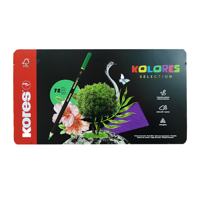 COLORES SELECTION x72PZS - CAJA DE METAL