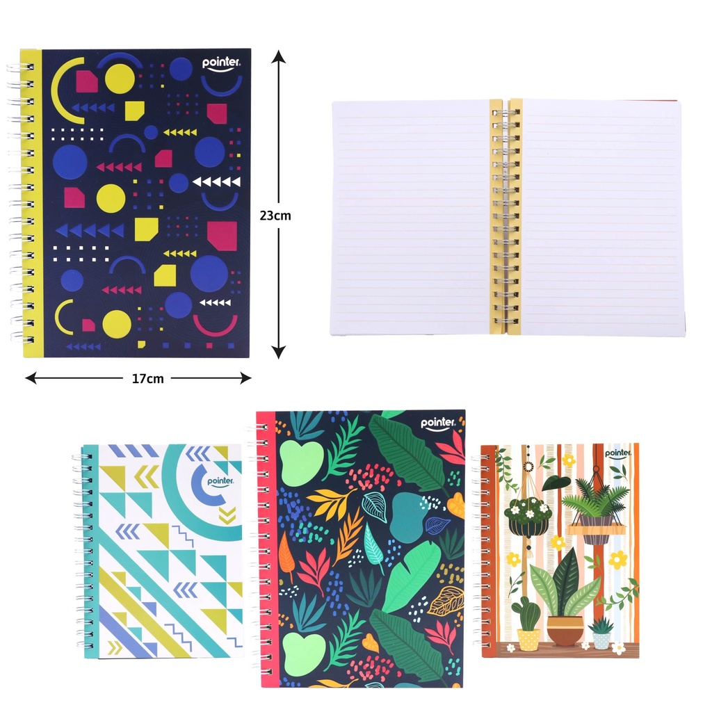 LIBRETA ESPIRAL A5 - 100 HOJAS BLANCAS