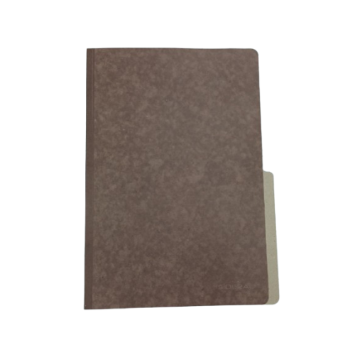 CARPETA MARRÓN FIBRA SIDERAL ECO OFICIO