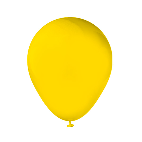 GLOBOS DE 12" AMARILLO x15PZS