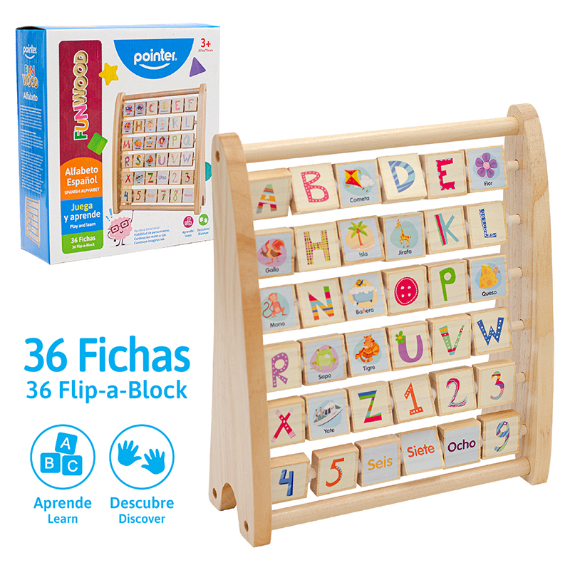 ABACO DIDACTICO (LETRAS Y NUMEROS)