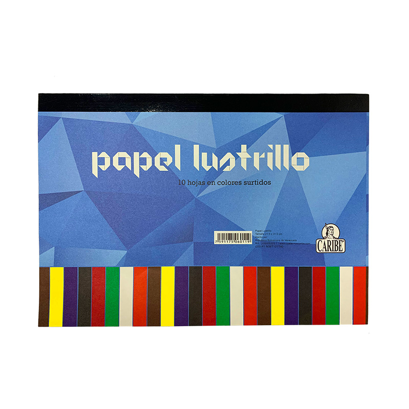 BLOCK ENCOLADO DE PAPEL LUSTRILLO - 21,5x31,5CM