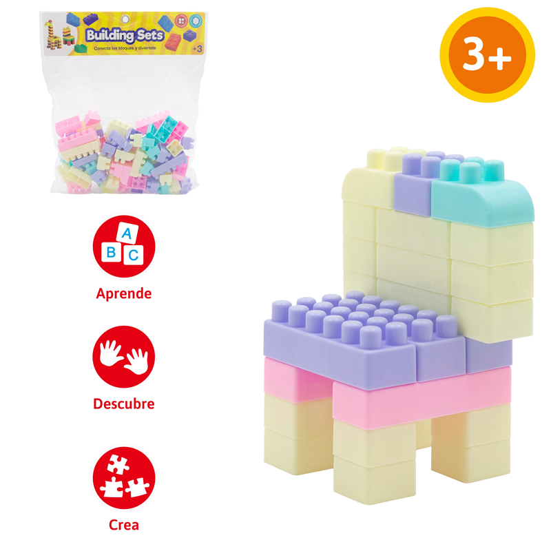 BLOQUES PARA ARMAR x76PZAS