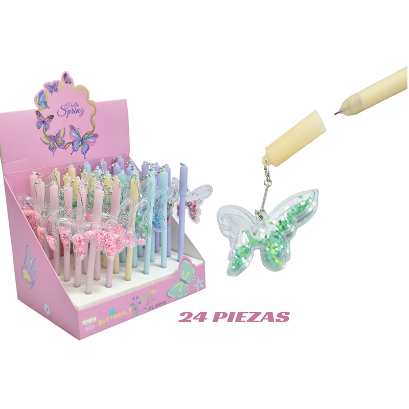 BOLIGRAFO DE GEL (MARIPOSA)