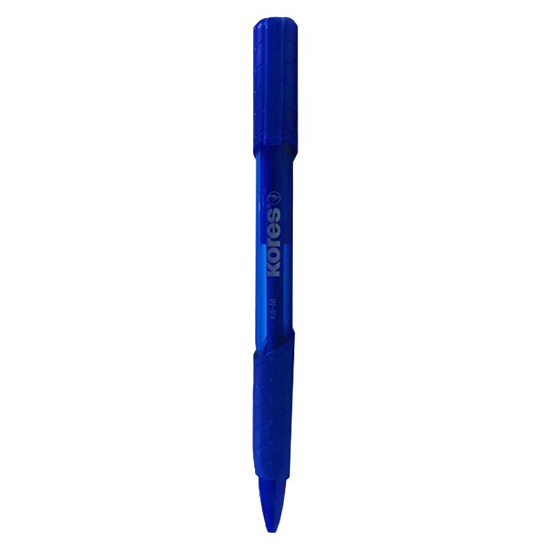 BOLIGRAFO TRANSPARENTE K2-M AZUL
