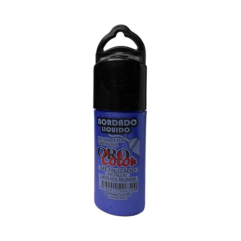 BORDADO LIQUIDO METALIZADO AZUL MILENIUM 32,5ML