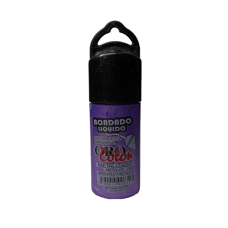 BORDADO LIQUIDO METALIZADO VIOLETA METALICO 32,5CM