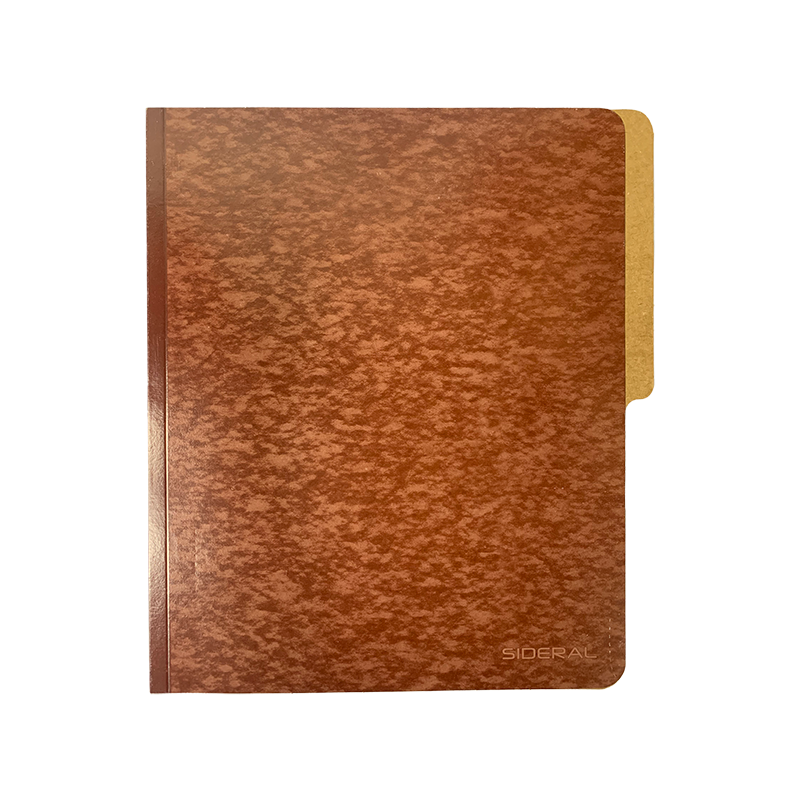 CARPETA MARRÓN FIBRA SIDERAL PREMIUM CARTA 