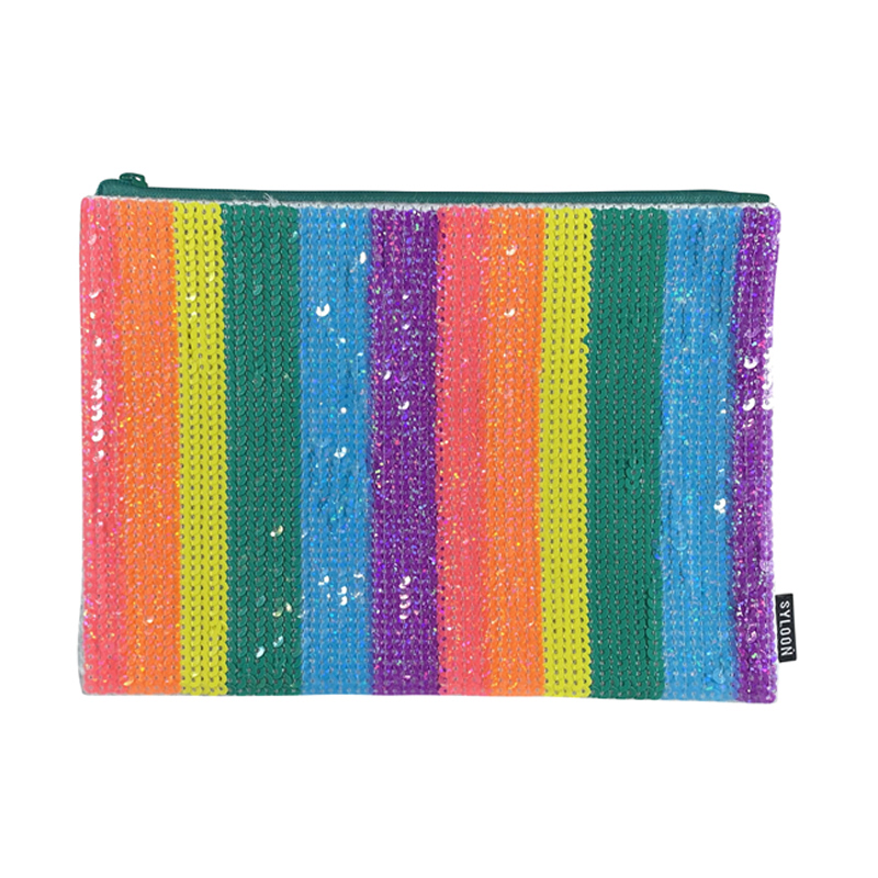 CARTUCHERA LENTEJUELAS ARCOIRIS