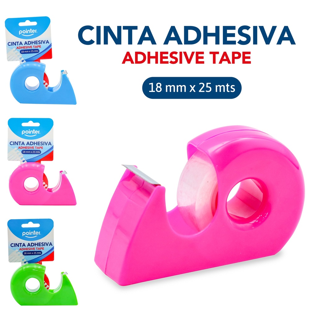 CINTA ADHESIVA CON DISPENSADOR (TAPE)