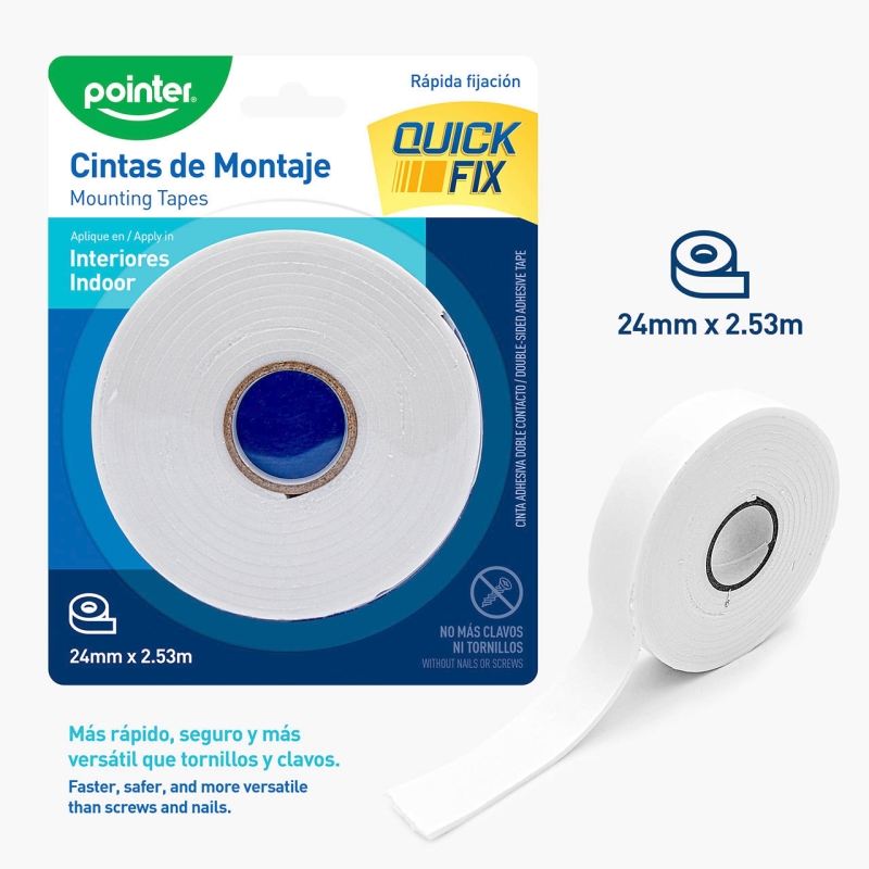 CINTA DOBLE CONTACTO 24mm x 2.53m