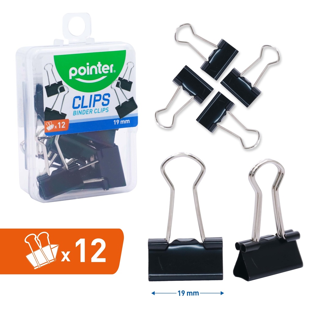 CLIPS 19MM x12PZAS