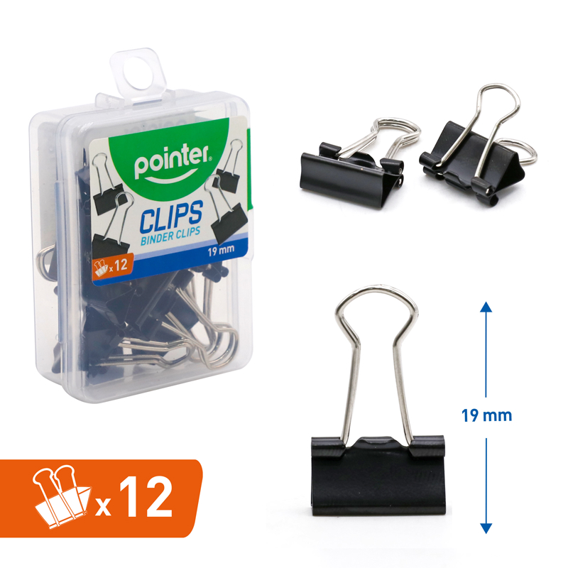 CLIPS 19MM x12PZAS