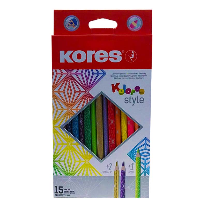 COLORES STYLE x15PZS (12COLRS+2METAL+1NEÓN)