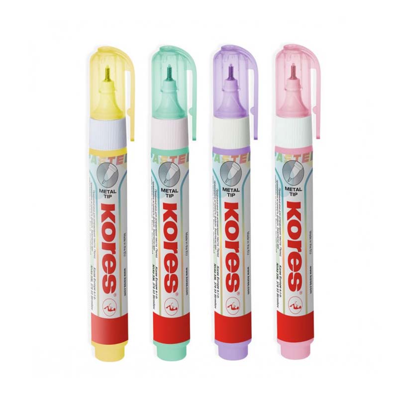 CORRECTOR LÍQUIDO PASTEL TIPO BOLÍGRAFO - 10ML