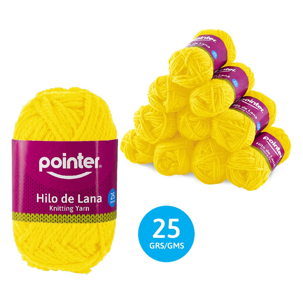 ESTAMBRE PARA MANUALIDADES AMARILLO - 25GRS