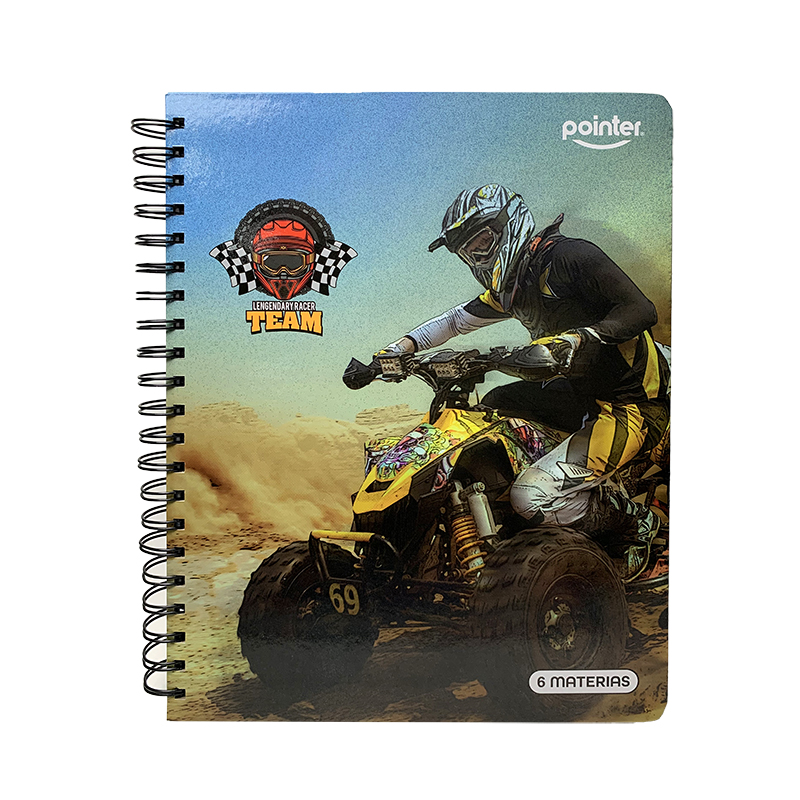 CUADERNO 6 MATERIAS (DEPORTE) 210 PAGS