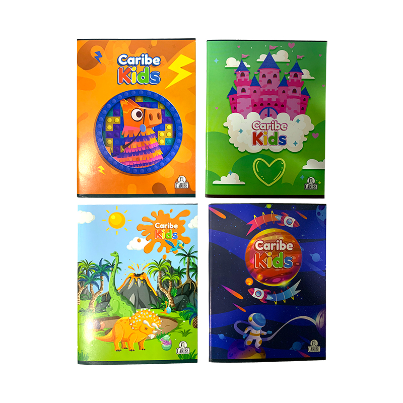 CUADERNO ENGRAPADO CARIBE KIDS 1 LINEA A5