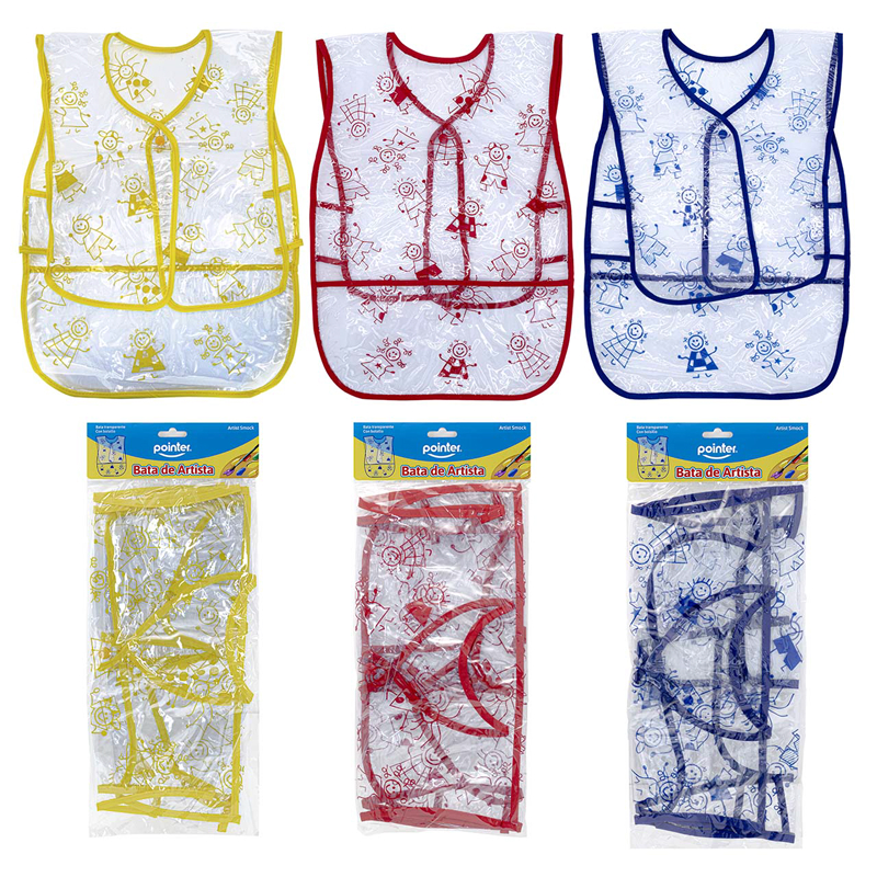 DELANTAL DE ARTE INFANTIL (TRANSPARENTE)
