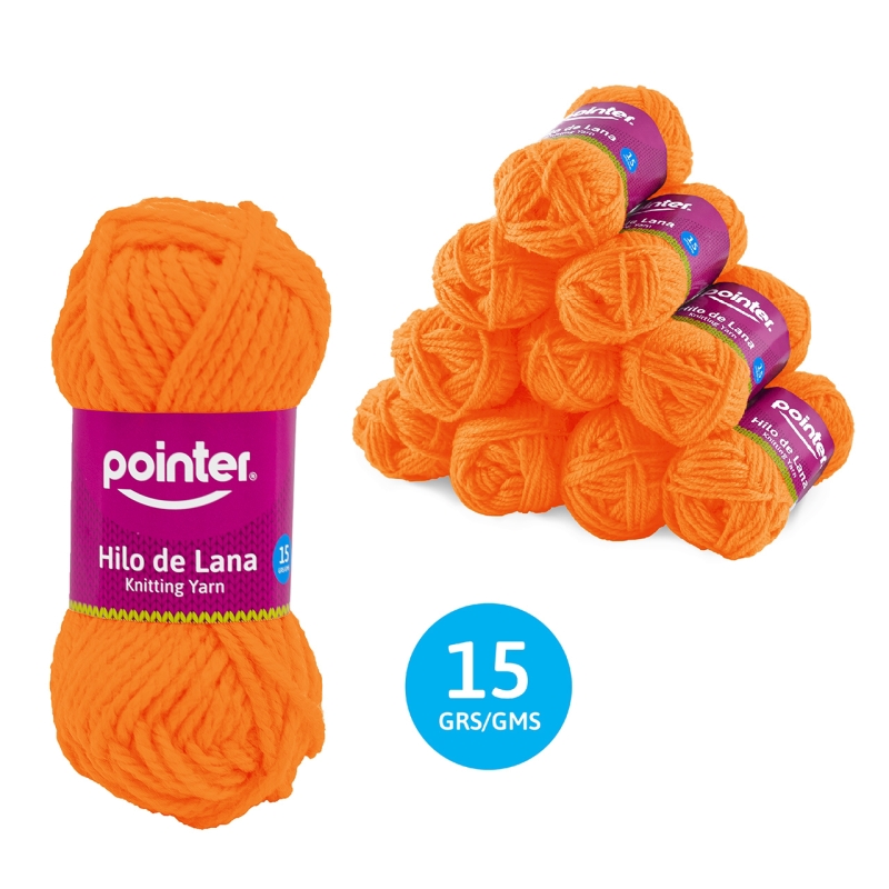 ESTAMBRE PARA MANUALIDADES NARANJA - 15GRS