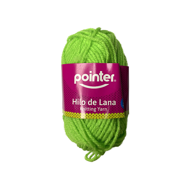 HILO DE LANA PARA MANUALIDADES VERDE MANZANA - 25GRS