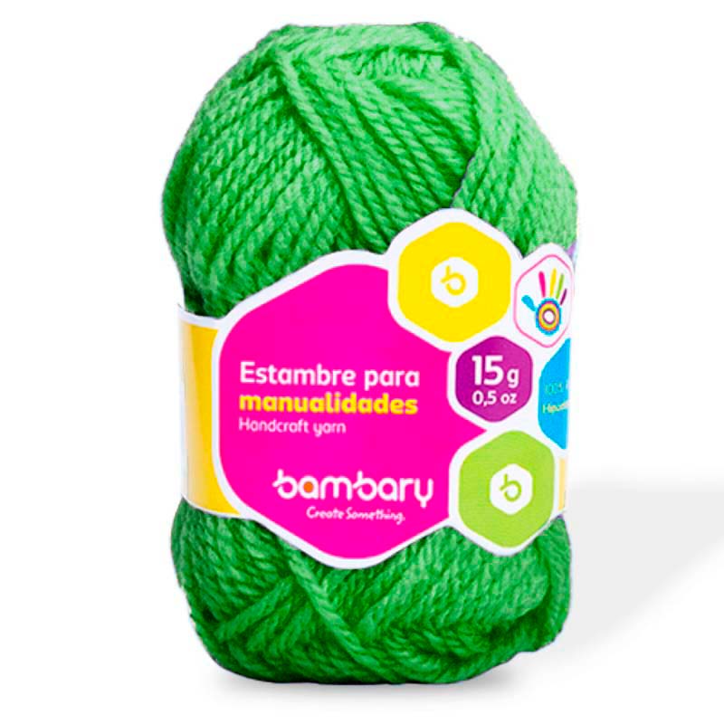 ESTAMBRE PARA MANUALIDADES VERDE MANZANA - 15G