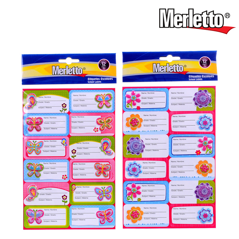ETIQUETAS ESCOLAR