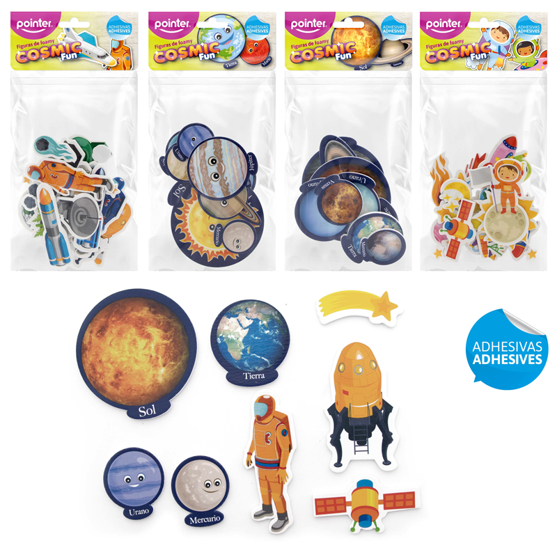 FIGURAS DE FOAMY (SISTEMA SOLAR)