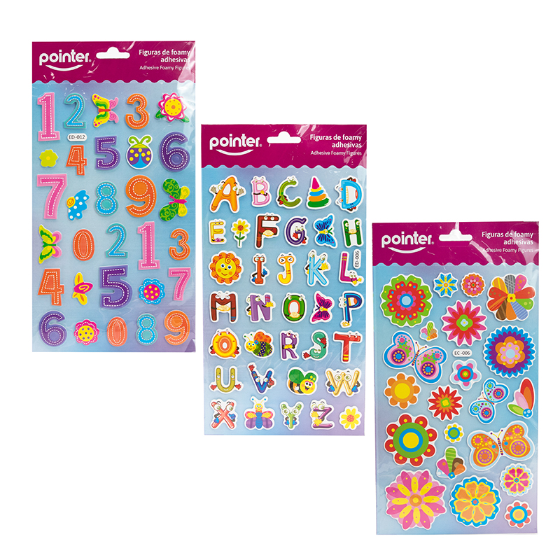 FIGURAS DE FOAMY (STICKERS)