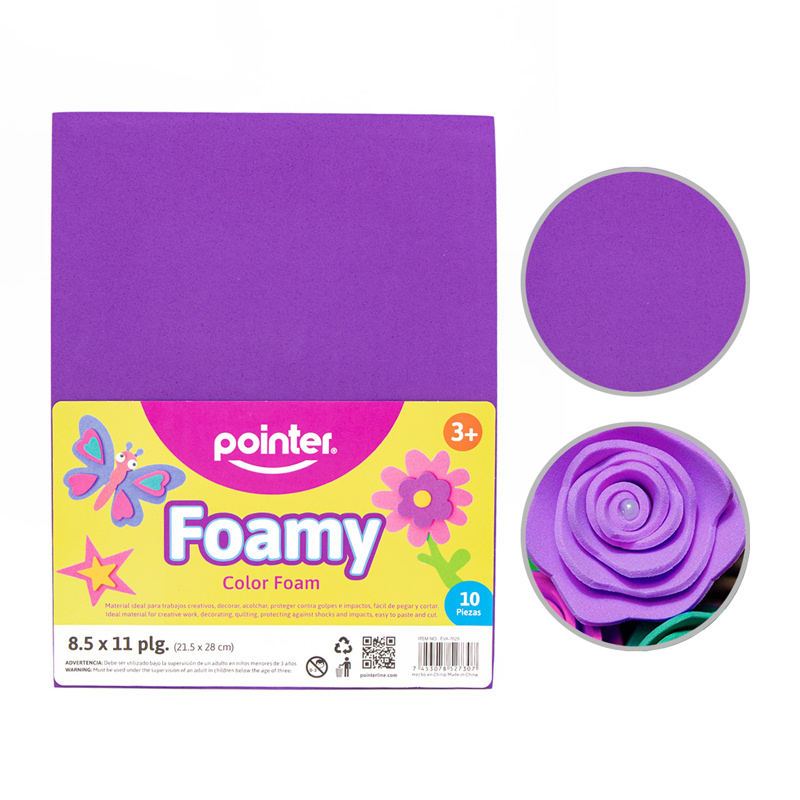 FOAMY LISO MORADO - CARTA (20x30CM)