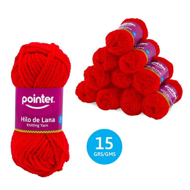 ESTAMBRE PARA MANUALIDADES ROJO - 15GRS