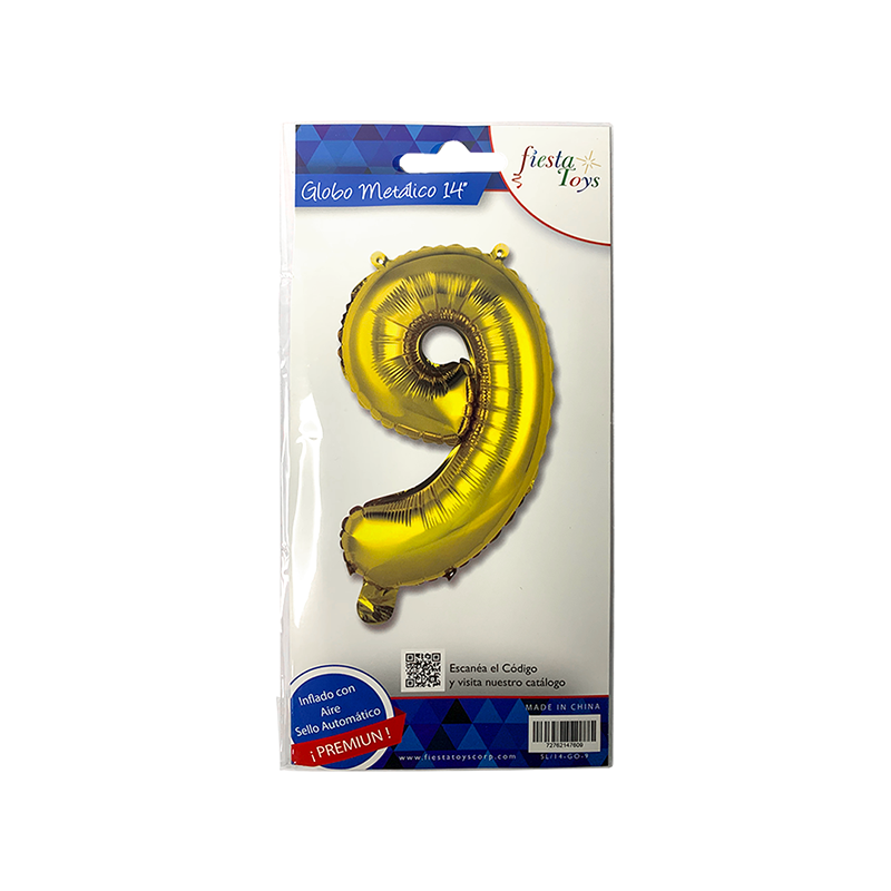 GLOBO METALICO 14" N 9