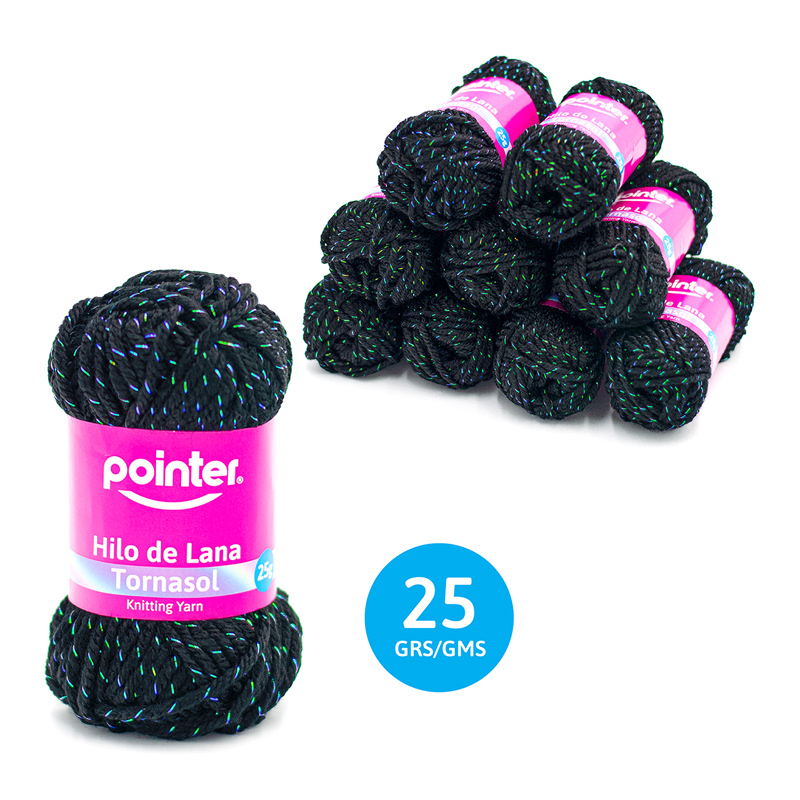 ESTAMBRE PARA MANUALIDADES NEGRO TORNASOL - 25GRS
