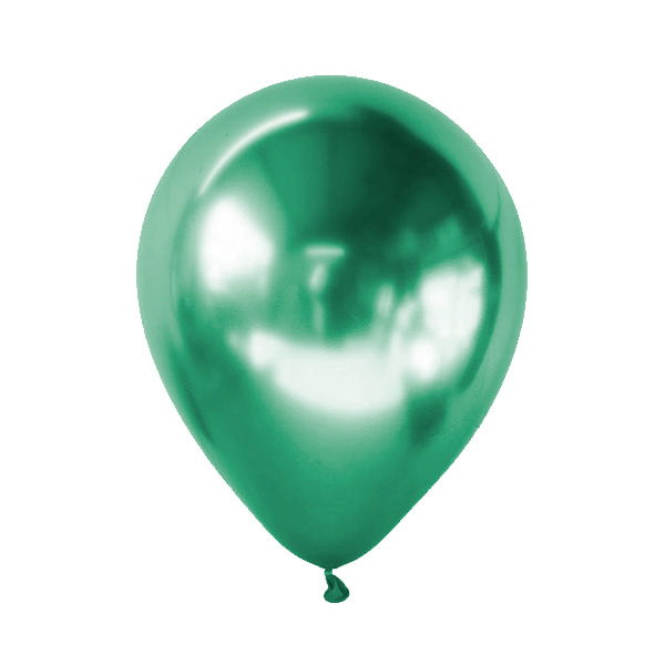GLOBOS DE 25 VERDE METALICO