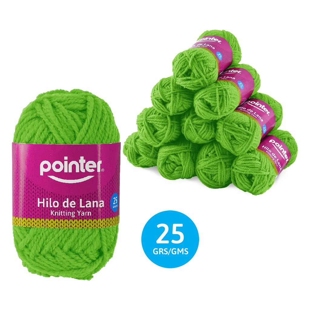 ESTAMBRE PARA MANUALIDADES VERDE MANZANA - 25GRS