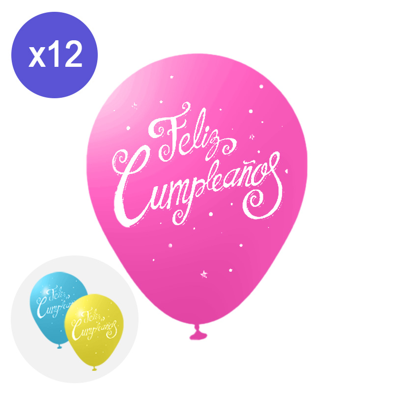 GLOBOS FELIZ CUMPLEAÑOS
