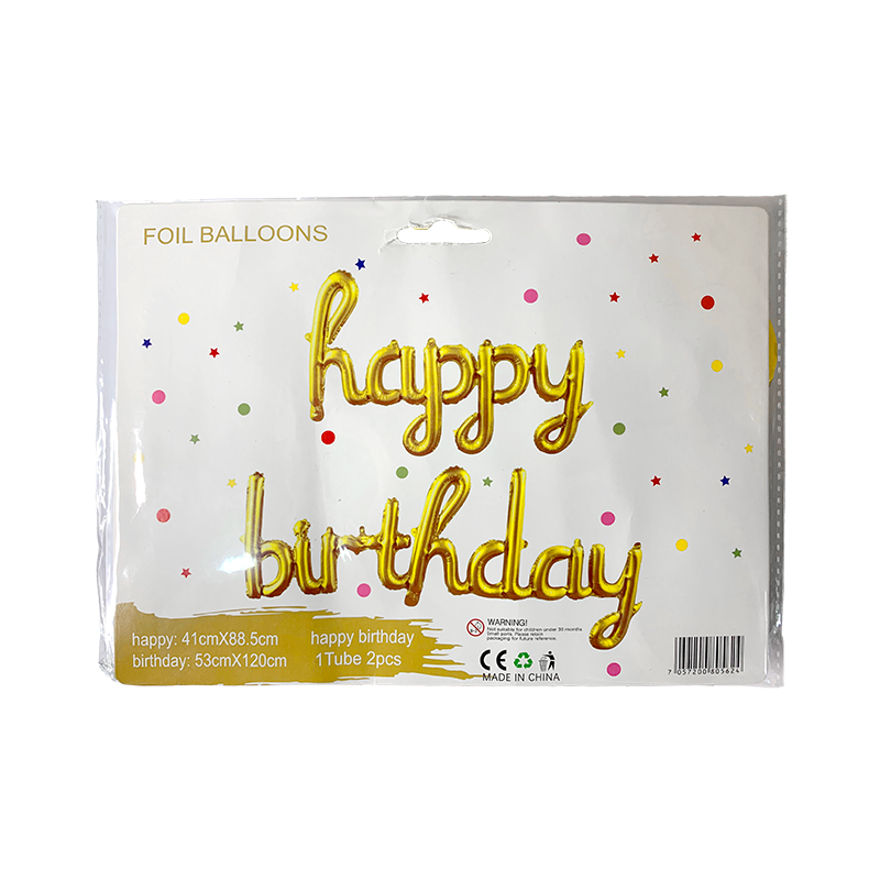 GLOBOS HAPPY BIRTHDAY 