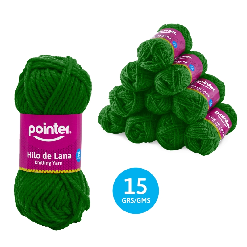 ESTAMBRE PARA MANUALIDADES VERDE OSCURO - 15GRS