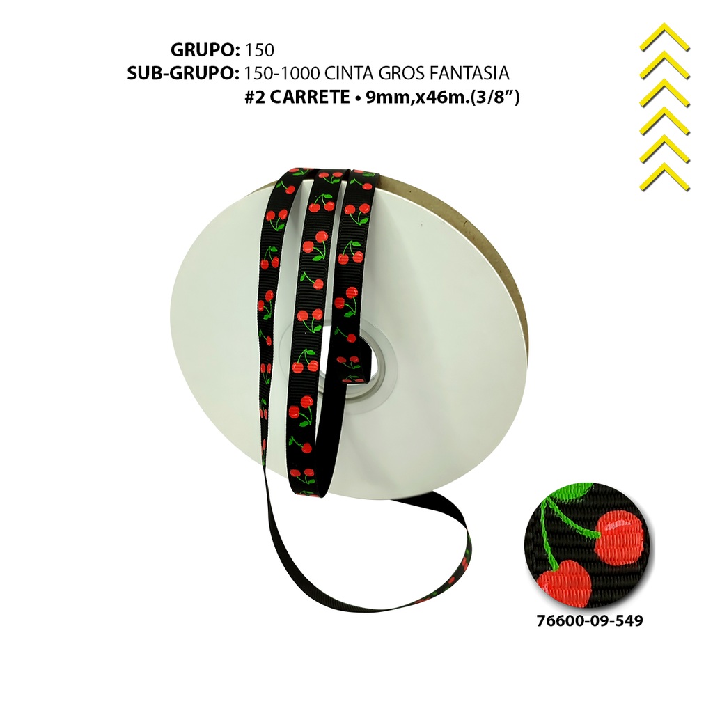 GROSS #2 FANTASIA - CEREZAS ROJO/NEGRO